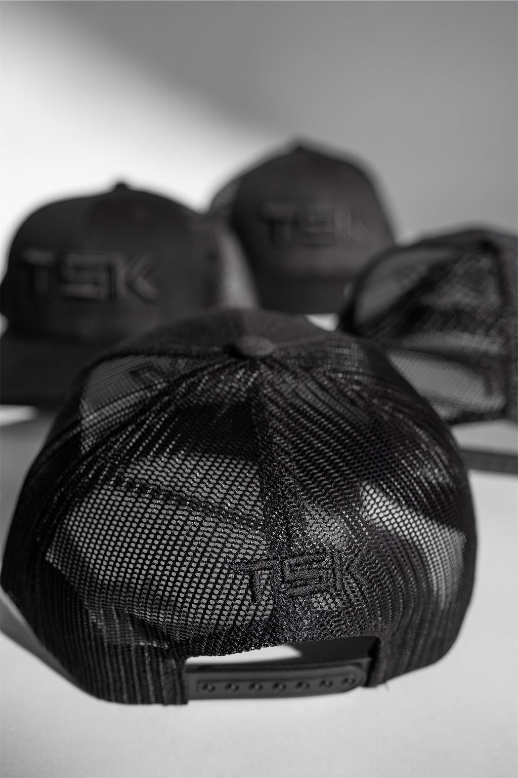 TSK TeslaService.LA Black Trucker Hat