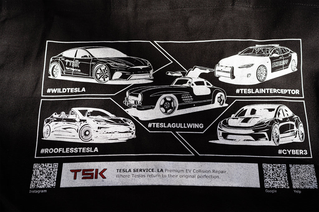 TSK TeslaService.LA Premium Tote Bag