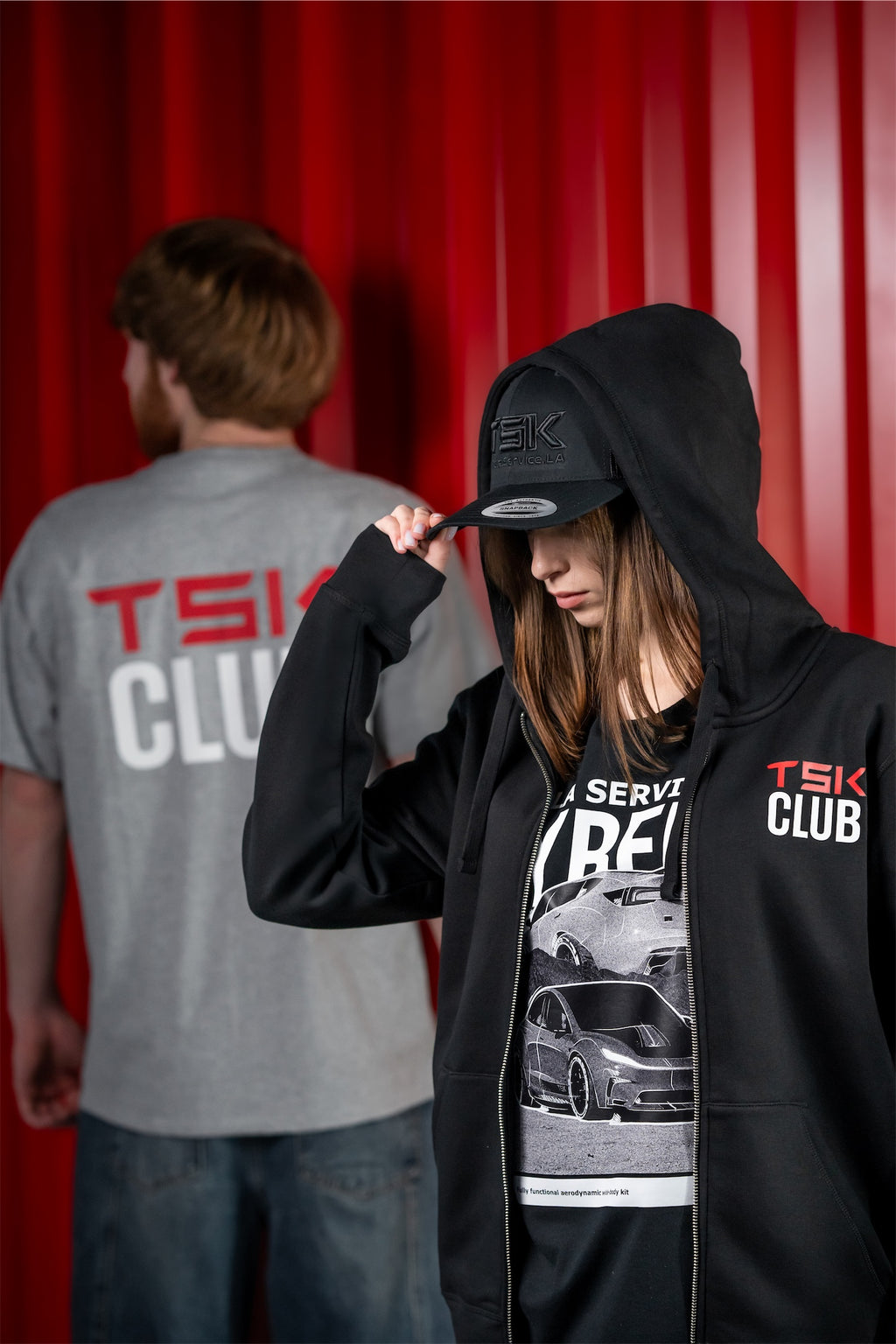 TSK Club Hoodie – Black Edition (Premium EV Lifestyle)