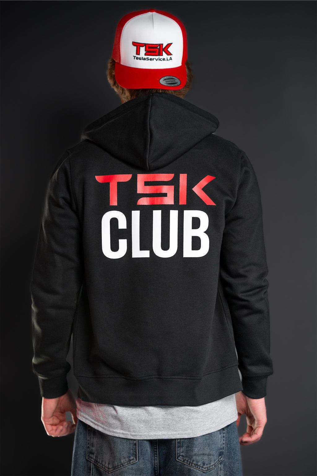 TSK Club Hoodie – Black Edition (Premium EV Lifestyle)