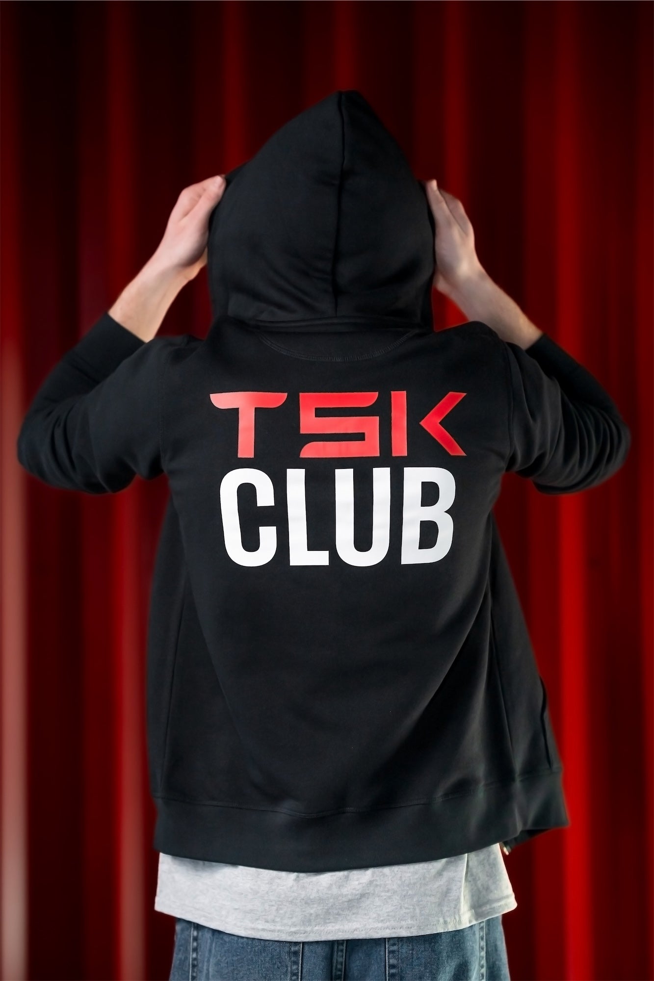TSK Club Hoodie – Black Edition (Premium EV Lifestyle)