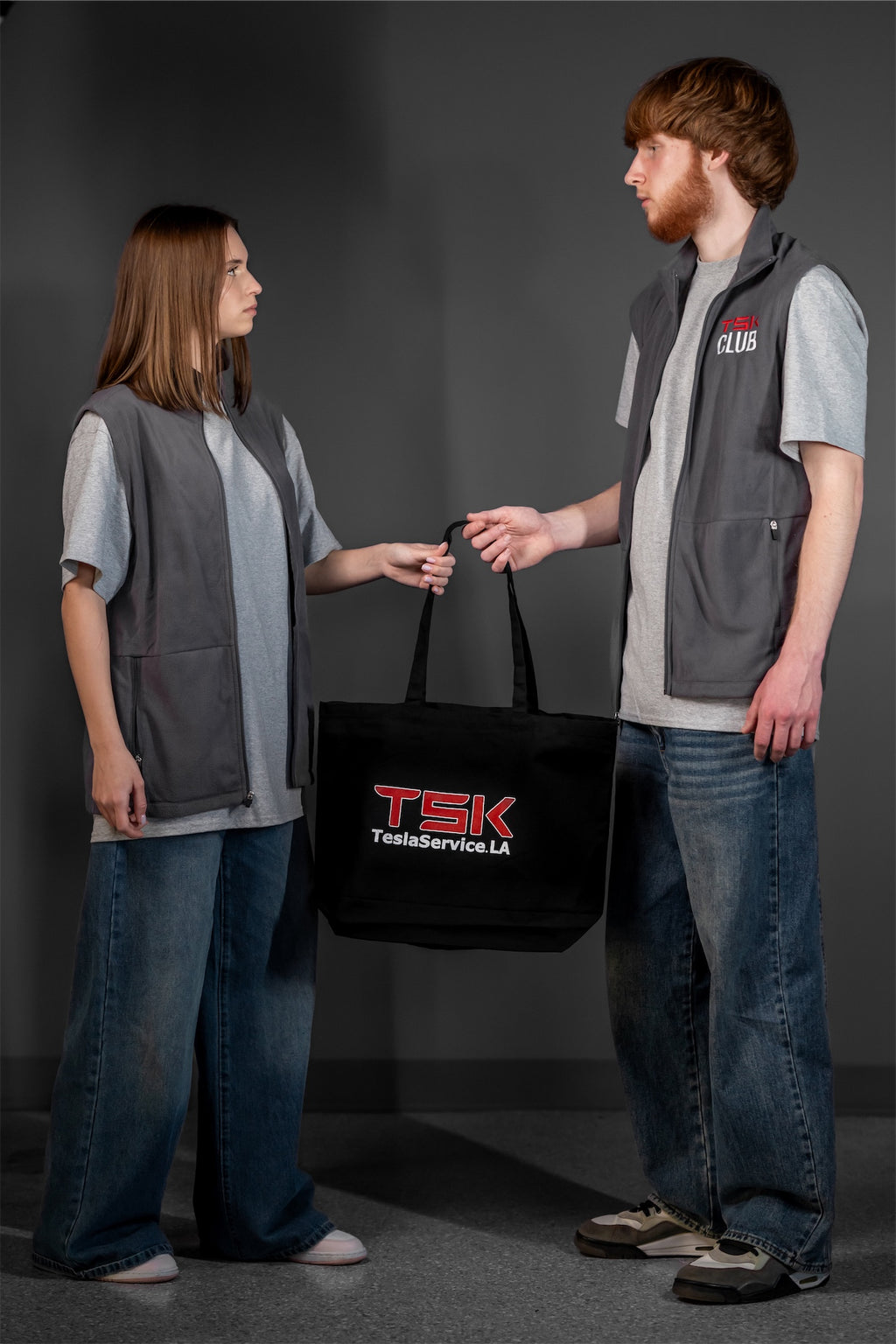 TSK TeslaService.LA Premium Tote Bag