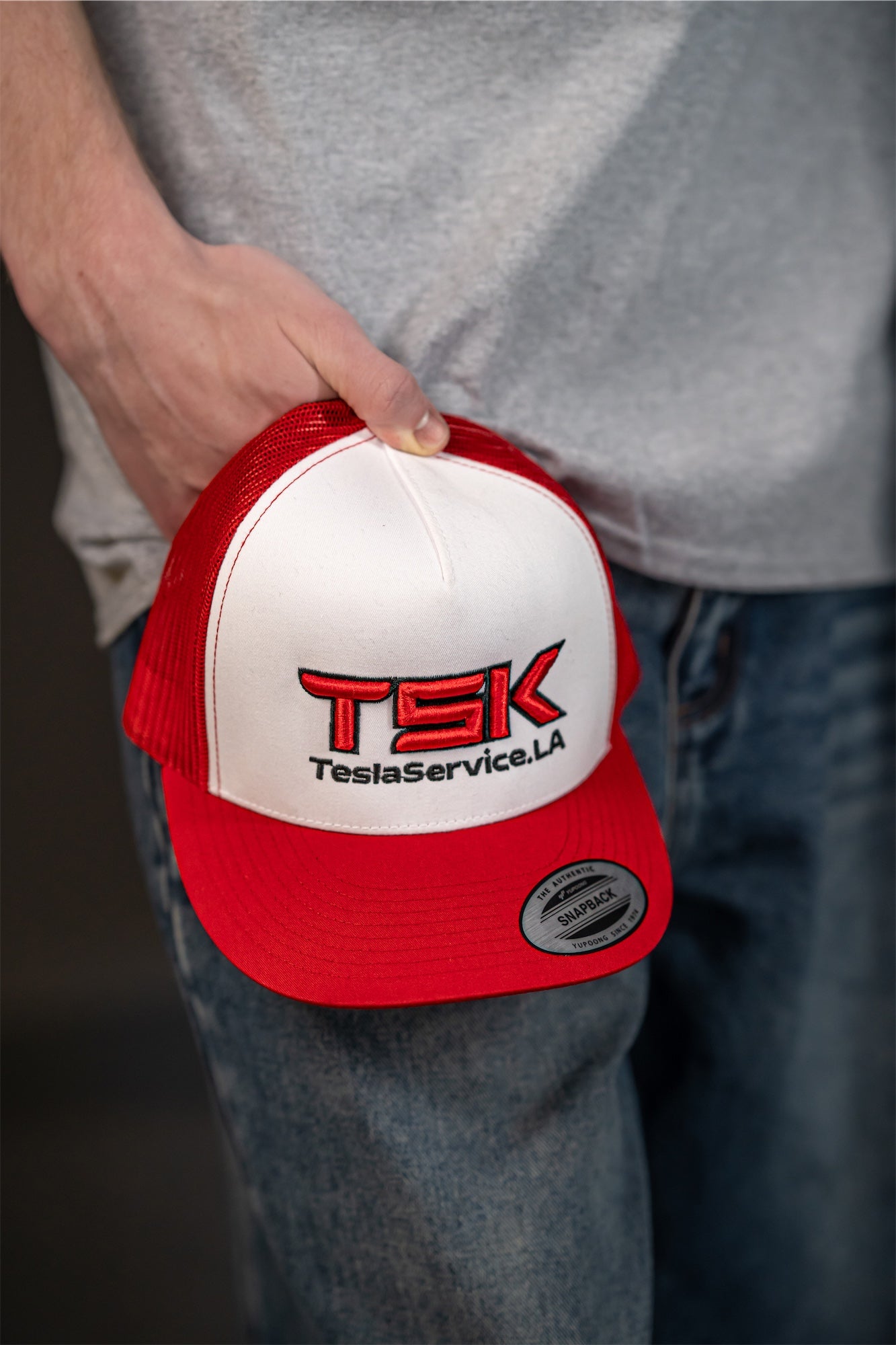 TSK TeslaService.LA Snapback Hat